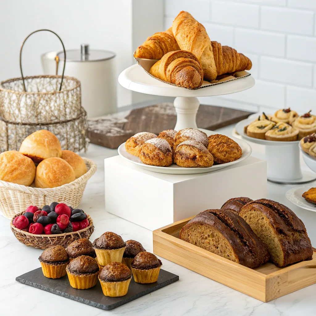 Display of premium bakery items